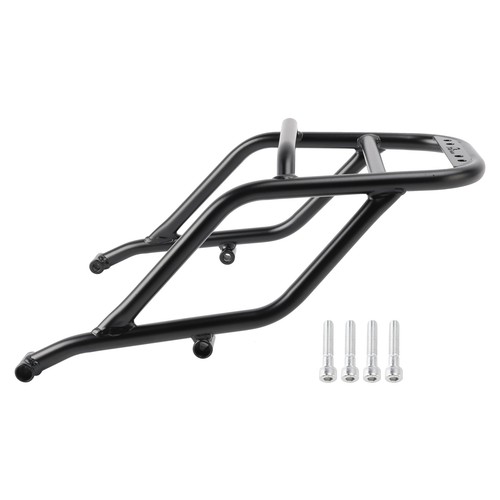 Black rear luggage - luggage, rack