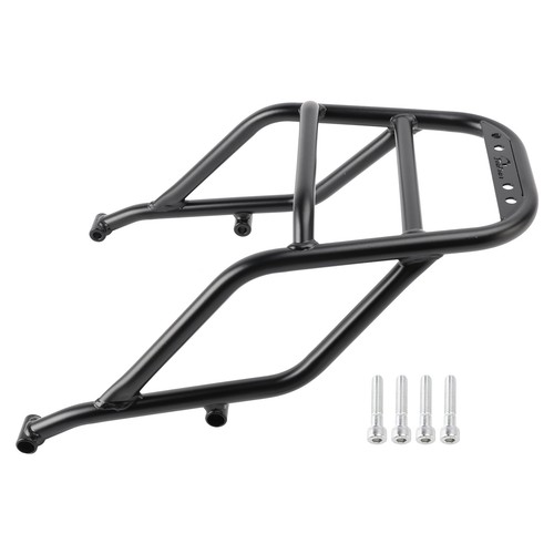 Black rear luggage - black,