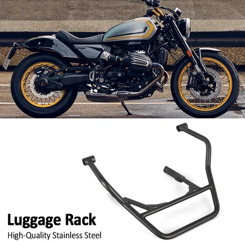 Black rear luggage rack - black,